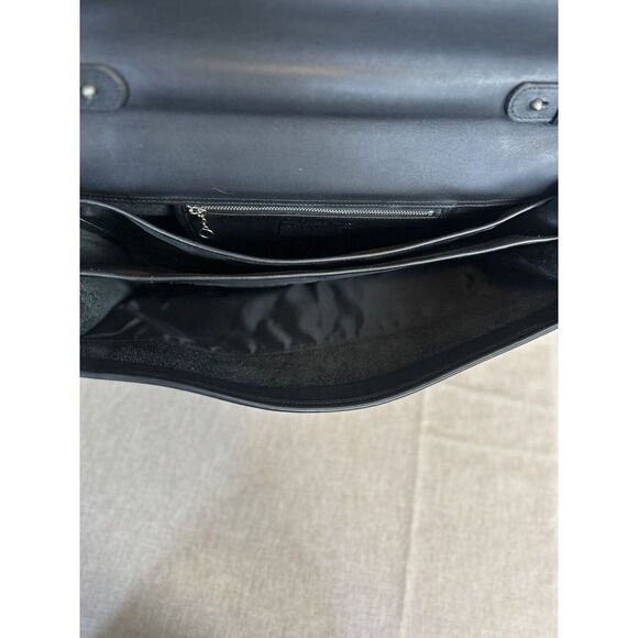 Vintage Coach Madison British Black Leather Briefcase Messenger Laptop Bag 5325 - Picture 16 of 16